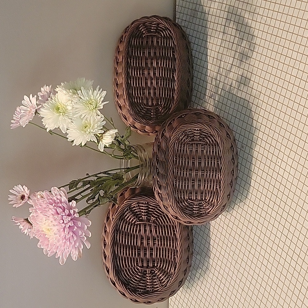 Set of three beautiful decorative baskets - Picture 6 of 9